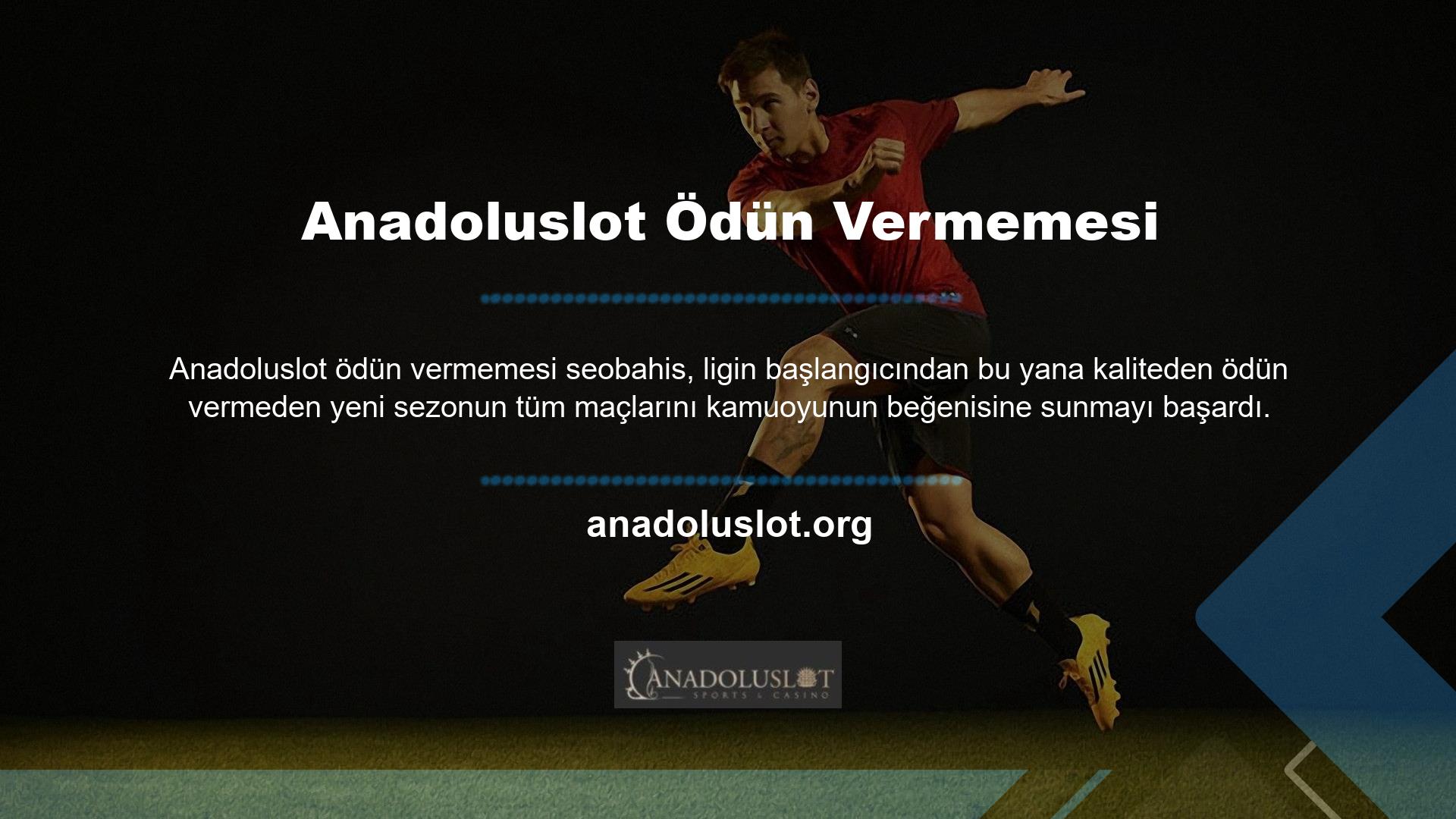 Türkiye ligi dahil dünyadaki tüm ligleri yayınlayan sitede Anadoluslot futbol maçlarını HD olarak izleyebilirsiniz