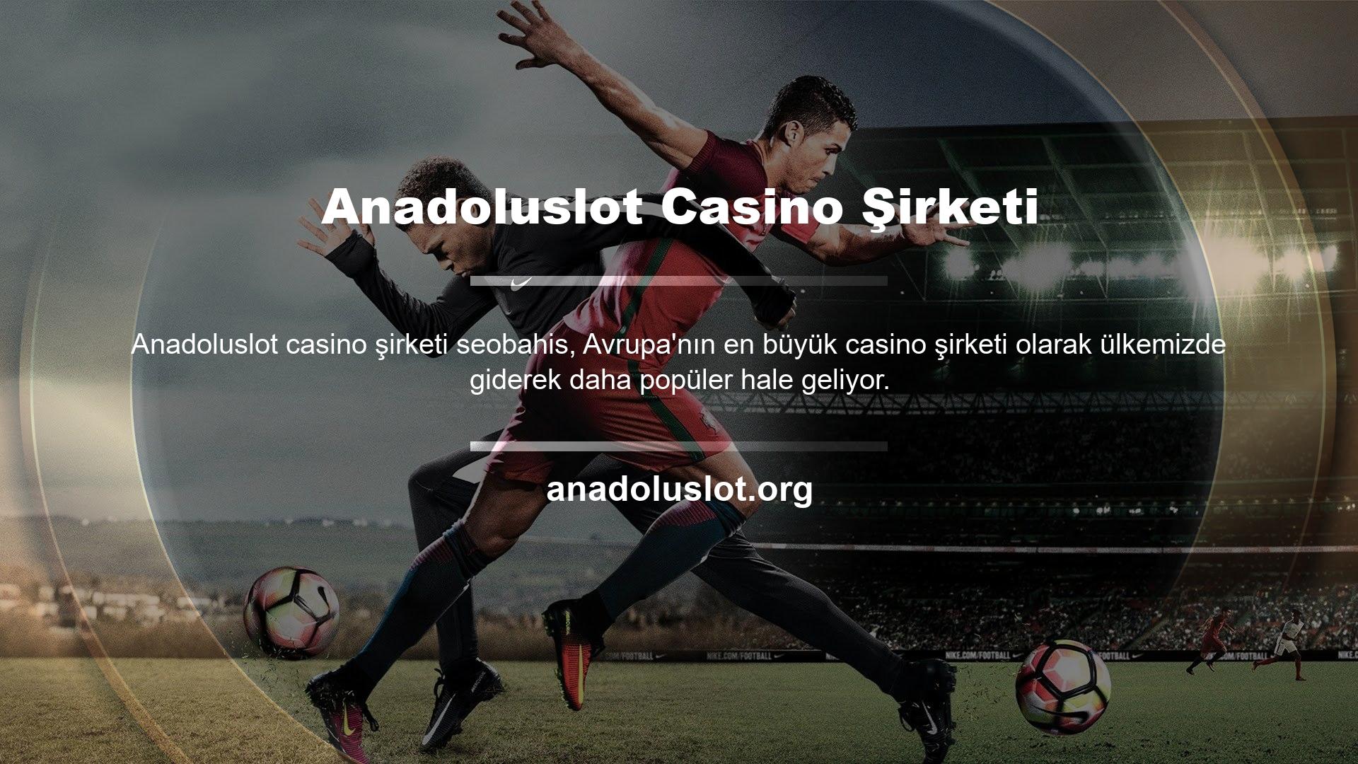 Anadoluslot, kullanıcılarına çok sayıda istisna sunmaktadır