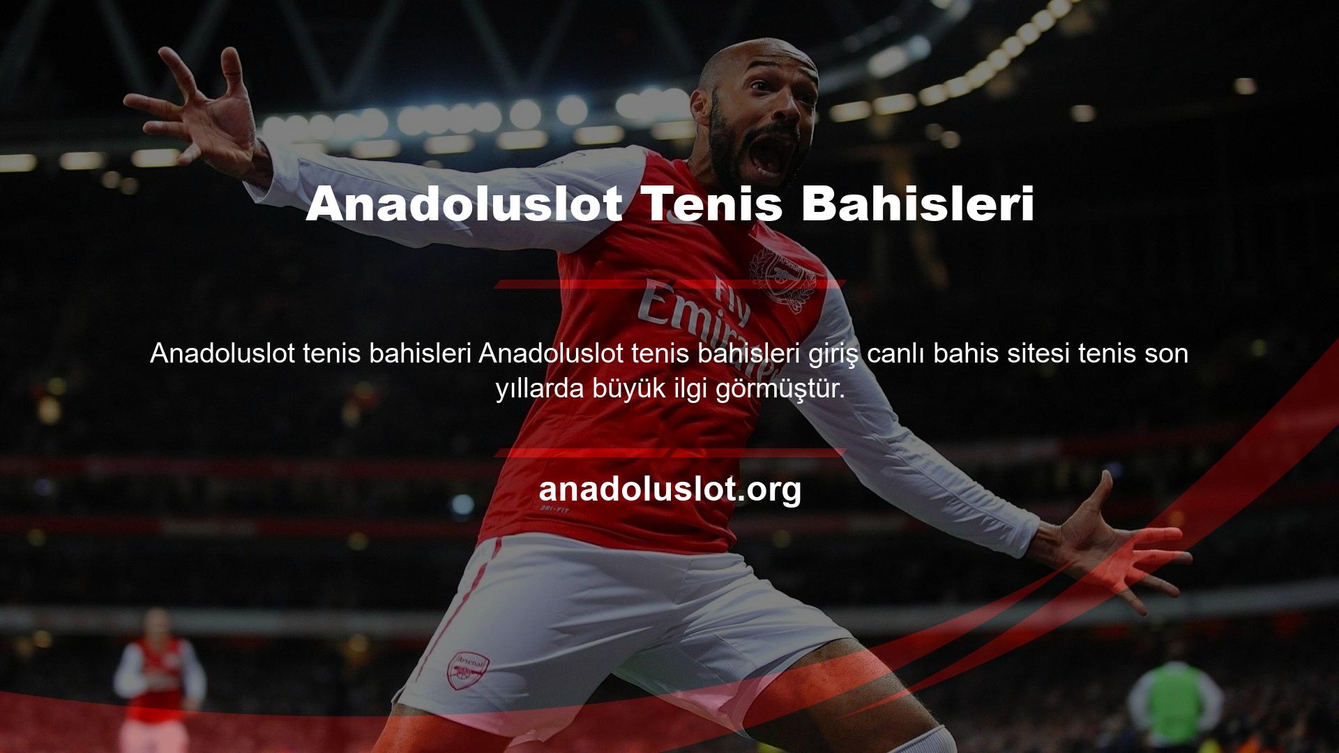 Anadoluslot burada çünkü bu tenis endüstrilerinin sonuçları tahmin etmesi ve rakamları yüksek tutması çok zor değil
